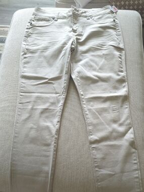 Maurices Light Cream Skinny Jeans
